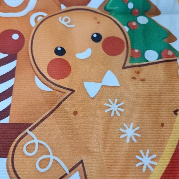 Gingerbread Christmas Pillow Cover Soft Decorative Case Holiday Xmas Home Decor - Picture 6 of 10